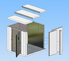 Bemco prefabricated panel modular chamber